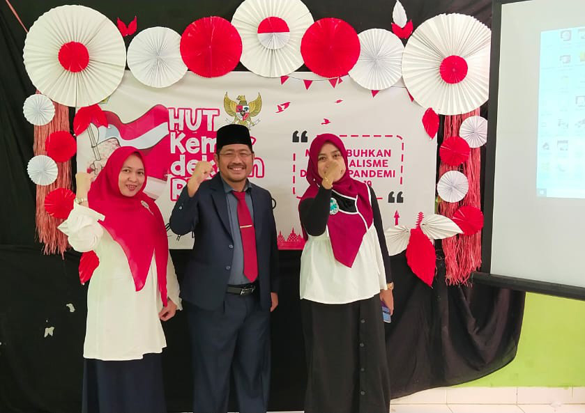 Perayaan HUT RI di DCC GLOBAL SCHOOL, pada saat Pandemi