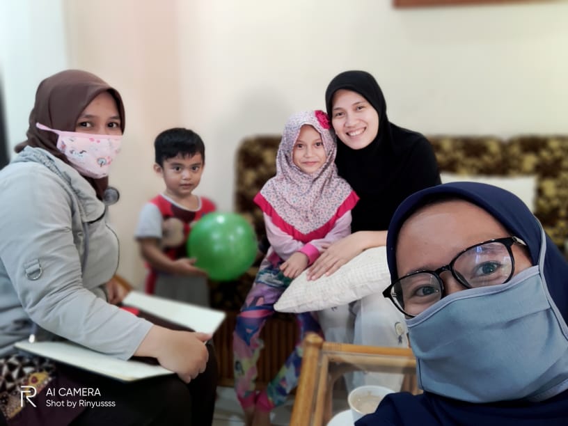 Menampik STRESS!!! Kegiatan Home visit atau sosialisasi daring SOLUSINYA…
