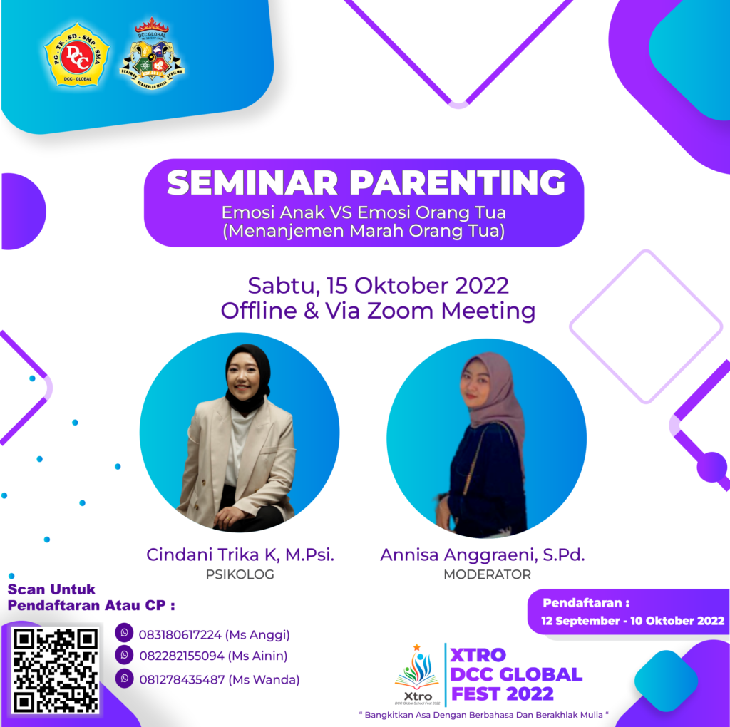 Seminar Parenting XTRO DCC GLOBAL FEST 2022